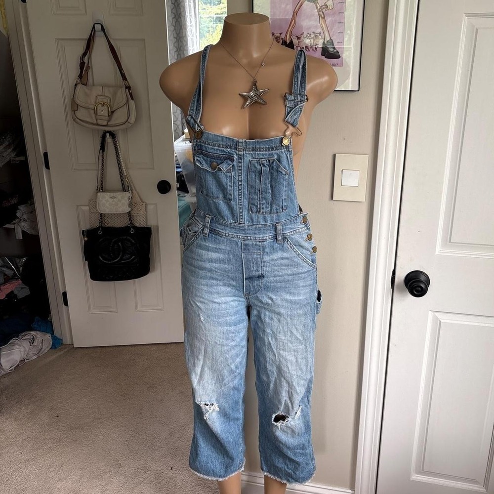 Anthropologie Pilcro Denim Overalls size 25